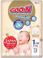 Photos - Nappies Goo.N Premium NB / 72 pcs 