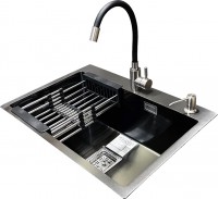 Photos - Kitchen Sink Romzha Arta Nova U-600 BL C RO41522 650x450