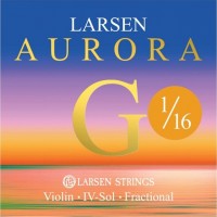 Strings Larsen Aurora Violin G String 1/16 Size Medium 