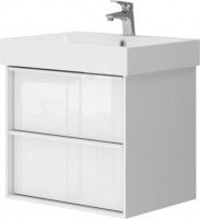 Photos - Washbasin cabinet Devit Quadra 60 083060W 