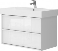 Photos - Washbasin cabinet Devit Quadra 85 083085W 