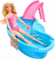 Photos - Doll Barbie Pool Playset HRJ74 