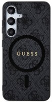 Case GUESS Leather Metal Logo with MagSafe for Galaxy S24 Plus 