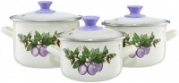 Photos - Stockpot Emalia Plum 35245 