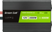 Car Inverter Green Cell Power Inverter LCD 12V to 2000W/4000W Pure Sine 