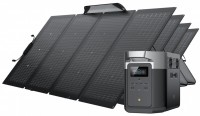 Photos - Portable Power Station EcoFlow DELTA Max 2000 + 4SP220W 