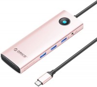 Photos - Card Reader / USB Hub Orico PW11-10P-RG-EP 
