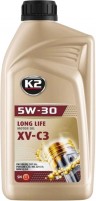 Photos - Engine Oil K2 Motor Oil 5W-30 Long Life XV-C3 1 L