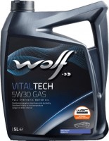 Photos - Engine Oil WOLF Vitaltech 5W-30 GAS 5 L