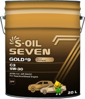 Photos - Engine Oil S-Oil Seven Gold #9 C3 5W-30 20 L