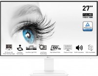 Photos - Monitor MSI PRO MP273AW white