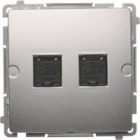 Photos - Socket Simon Basic BM62.01/43 silver