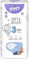 Nappies Bella Baby Happy Soft & Delicate Midi 3 / 50 pcs 