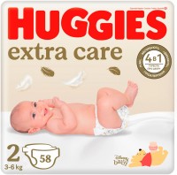 Photos - Nappies Huggies Extra Care 2 / 58 pcs 