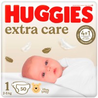 Photos - Nappies Huggies Extra Care 1 / 50 pcs 