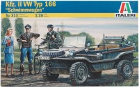 Model Building Kit ITALERI Kfz. II VW Typ 166 Schwimmwagen (1:35) 