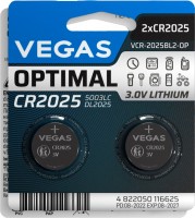 Photos - Battery Vegas Optimal  2xCR2025