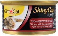 Photos - Cat Food GimCat ShinyCat Jelly Chicken/Shrimps/Malt 70 g 