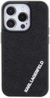 Case Karl Lagerfeld 3D Rubber Multi Logo for iPhone 15 Pro 