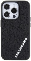 Photos - Case Karl Lagerfeld 3D Rubber Multi Logo for iPhone 15 Pro 