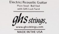 Photos - Strings GHS Plain Steel Ball End Single Guitar String .015 