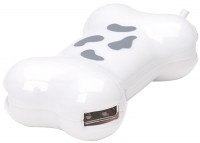 Photos - Card Reader / USB Hub MANHATTAN Dog Bone 