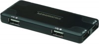 Photos - Card Reader / USB Hub MANHATTAN Ultra 7 ports USB 2.0 