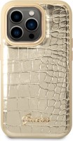 Photos - Case GUESS Croco Collection for iPhone 14 Pro 