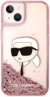 Photos - Case Karl Lagerfeld Glitter Karl's Head for iPhone 14 