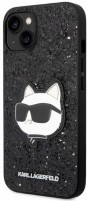 Case Karl Lagerfeld Glitter Choupette Patch for iPhone 14 Plus 