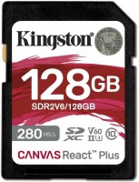 Memory Card Kingston Canvas React Plus V60 SD 128 GB