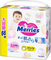 Photos - Nappies Merries Pants M / 66 pcs 