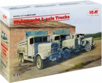 Photos - Model Building Kit ICM Wehrmacht 3-Axle Trucks (1:35) 