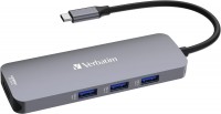 Card Reader / USB Hub Verbatim USB-C Pro Multiport Hub CMH-08 