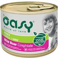 Photos - Dog Food OASY One Animal Protein Adult Small/Mini Wild Boar 200 g 1