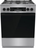 Photos - Cooker Hisense HKS6D70XMPA stainless steel