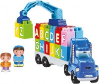 Construction Toy Ecoiffier Truck with Crane and Letters 3352 