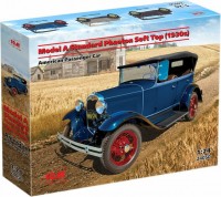 Photos - Model Building Kit ICM Model A Standard Phaeton Soft Top (1930s) (1:24) 