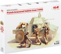 Model Building Kit ICM French Armoured Vehicle Crew (1940) (1:35) 