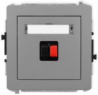 Photos - Socket Karlik Deco 27DGG-1 gray