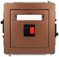 Photos - Socket Karlik Deco 9DGG-1 brown