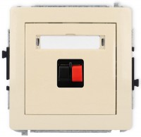 Photos - Socket Karlik Deco 1DGG-1 beige