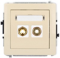 Photos - Socket Karlik Deco 1DGG-4 beige