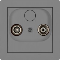 Photos - Socket Karlik Deco 27DG2K gray