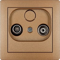 Photos - Socket Karlik Deco 8DG2K golden