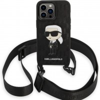 Case Karl Lagerfeld Monogram Ikonik Patch for iPhone 14 Pro 