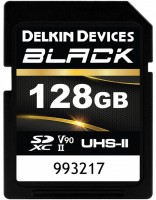 Photos - Memory Card Delkin Devices BLACK SD UHS-II V90 128 GB