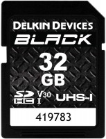 Photos - Memory Card Delkin Devices BLACK SD UHS-I V30 256 GB