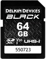 Memory Card Delkin Devices BLACK SD UHS-I V30 64 GB