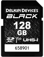 Photos - Memory Card Delkin Devices BLACK SD UHS-I V30 128 GB